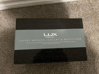 LUX by Berkshire Luxury Wooden Jewelry & Watch Case – Brand New