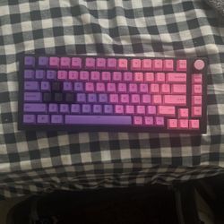 Glorious GMMK PRO 75% TKL Pre-Built Gaming Keyboard -Purple/Pink
