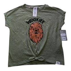 Disney star wars chebacca knotted shirt girl sz 13 Not Wise To Upset A Wookie