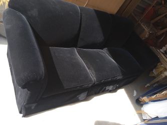 Black Velvet couch