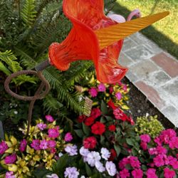 Hand Blown Glass Flowers