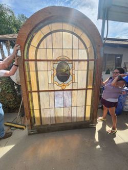 stained glass window