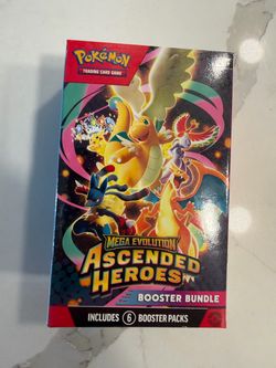 Pokémon Mega Evolution: Ascended Heroes Booster Bundle – Sealed