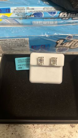 Sterling silver moissanite 4.00 CTW VVSD