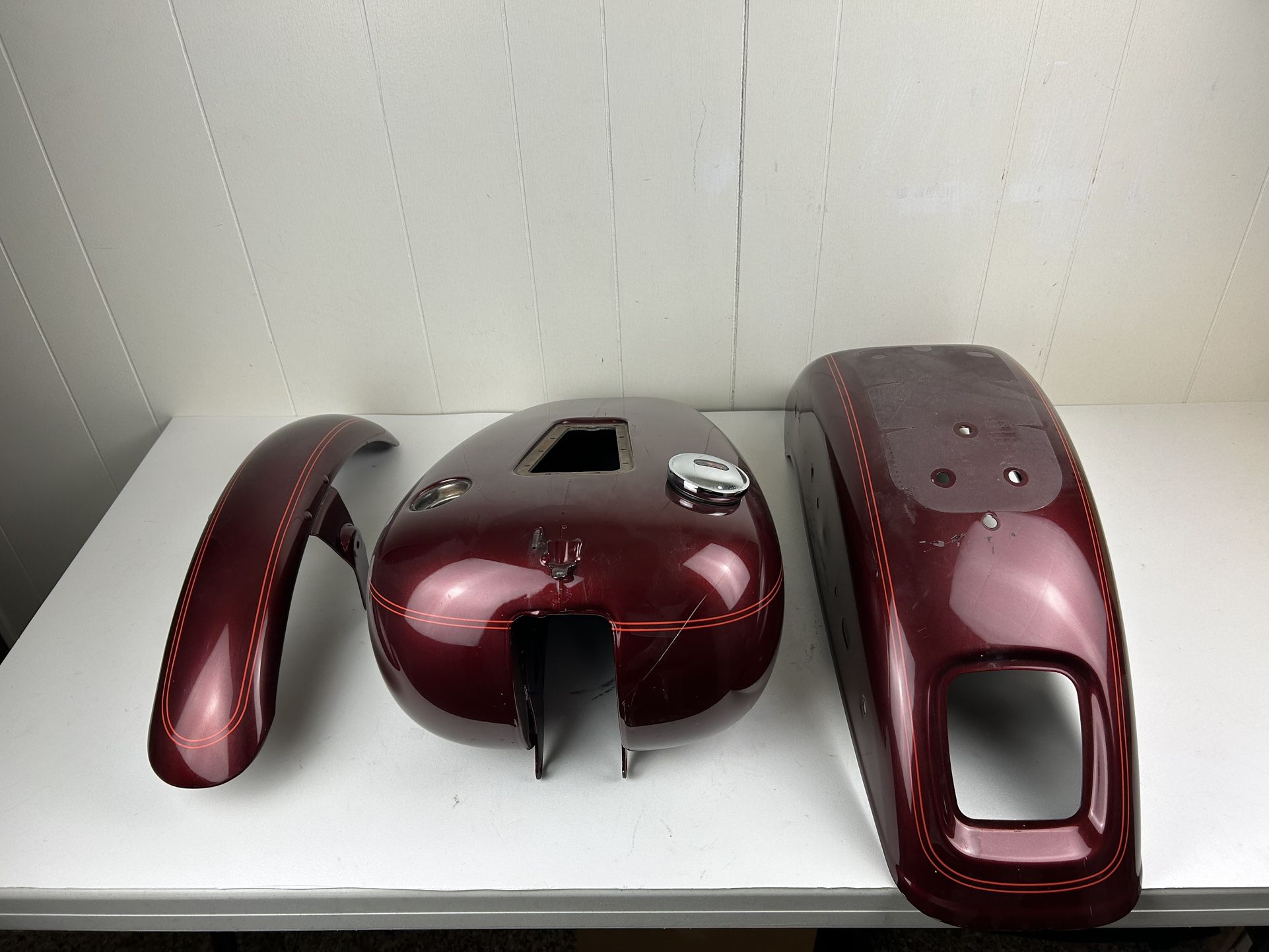 2000 Harley Davidson FXSTD Duce Gas Tank And Fenders