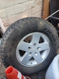 Rim and tire