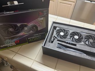 MSI RTX 4080 Gaming X Trio 16GB — Original Box