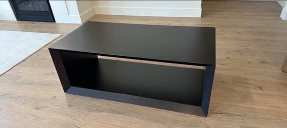 Black coffee table