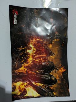 Gears of War Judgement Exclusive Limited Edition Art Print Promotion , in 7/10 condition