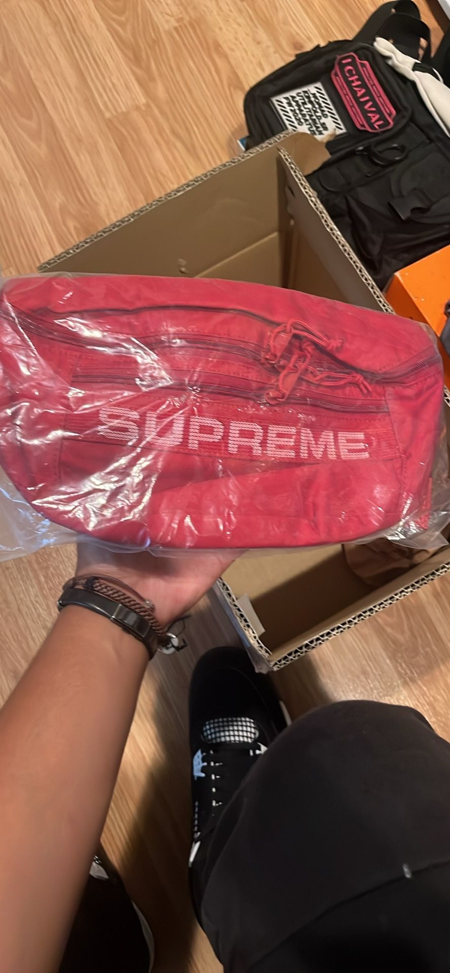 Supreme Red Field Waist Bag