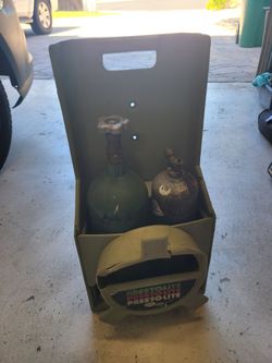 Hvac Torch tanks and case