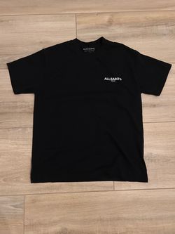 AllSaints London Black Crew Neck T-Shirt