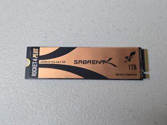 SABRENT 1TB Rocket 4 Plus NVMe 4.0 Gen4 PCIe M.2 Internal SSD Extreme Performance Solid State Drive (Latest Version) (SB-RKT4P-1TB