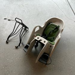 Burley Dash RM Kids Bike Seat + Topeak Rack