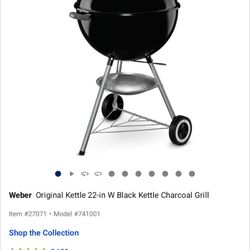 Original Kettle Premium 22 in. Charcoal Grill With Cover