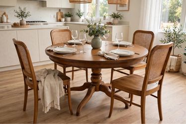 Vintage Thomasville French Provincial Extension Nice Dining Table - 3 Leaves (Extends to 81")