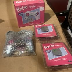Barbie GamePad Bonuspak Controller For Sony PlayStation 1 + 2 Memory Cards