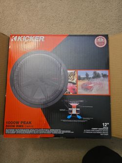 Kicker comp R 12 inch 1000W subwoofer