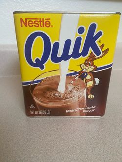 Nestlé Quik 1970s Chocolate Powder Tin 2 LB