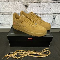 Nike Air Force One X Supreme Wheat Size 10.5