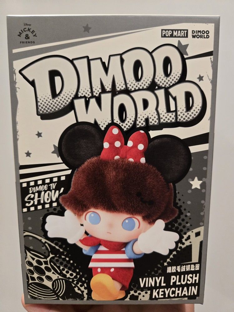 Brand New Authentic Popmart Dimoo World Disney Series Vinyl Plush Single Box