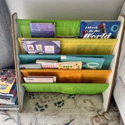 Lovely Wooden Kids Book Shelf