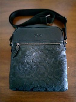 Coach Houston Flight Bag in black