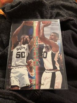 Fleer 95-96 David Robinson double double