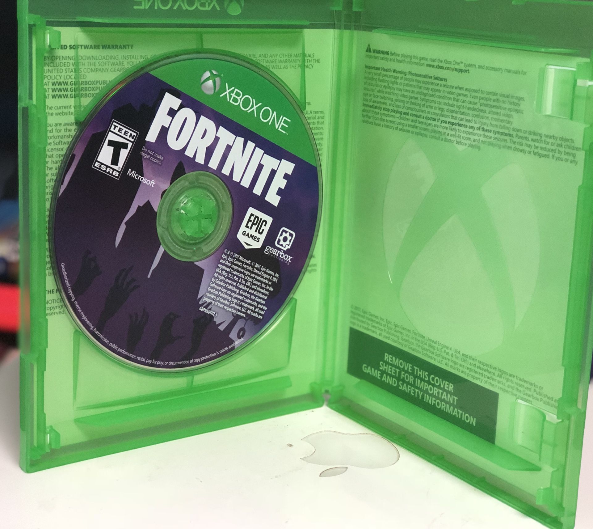 Fortnite Xbox One Rare Physical Copy Disc Collectible for Sale in  Harlingen, TX - OfferUp