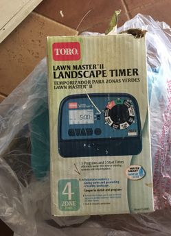 New toro landscape timer 4 zone