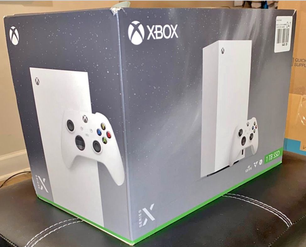 All White X Box Series S