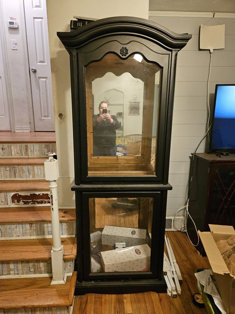 Black Curio Cabinet 