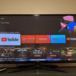 60” Samsung Plasma HDTV w/ Amazon Firestick!