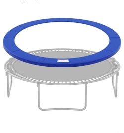 New Replacement Trampoline Safety Pad Mat, 10ft 12ft 14ft 15ft Standard Size, Spring Cover, UV-Resistant, Tear-Resistant, Edge Protection