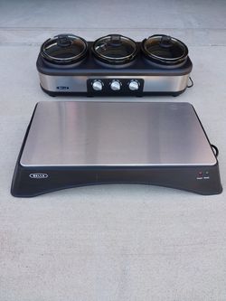 Bella slow cooker and hot plate