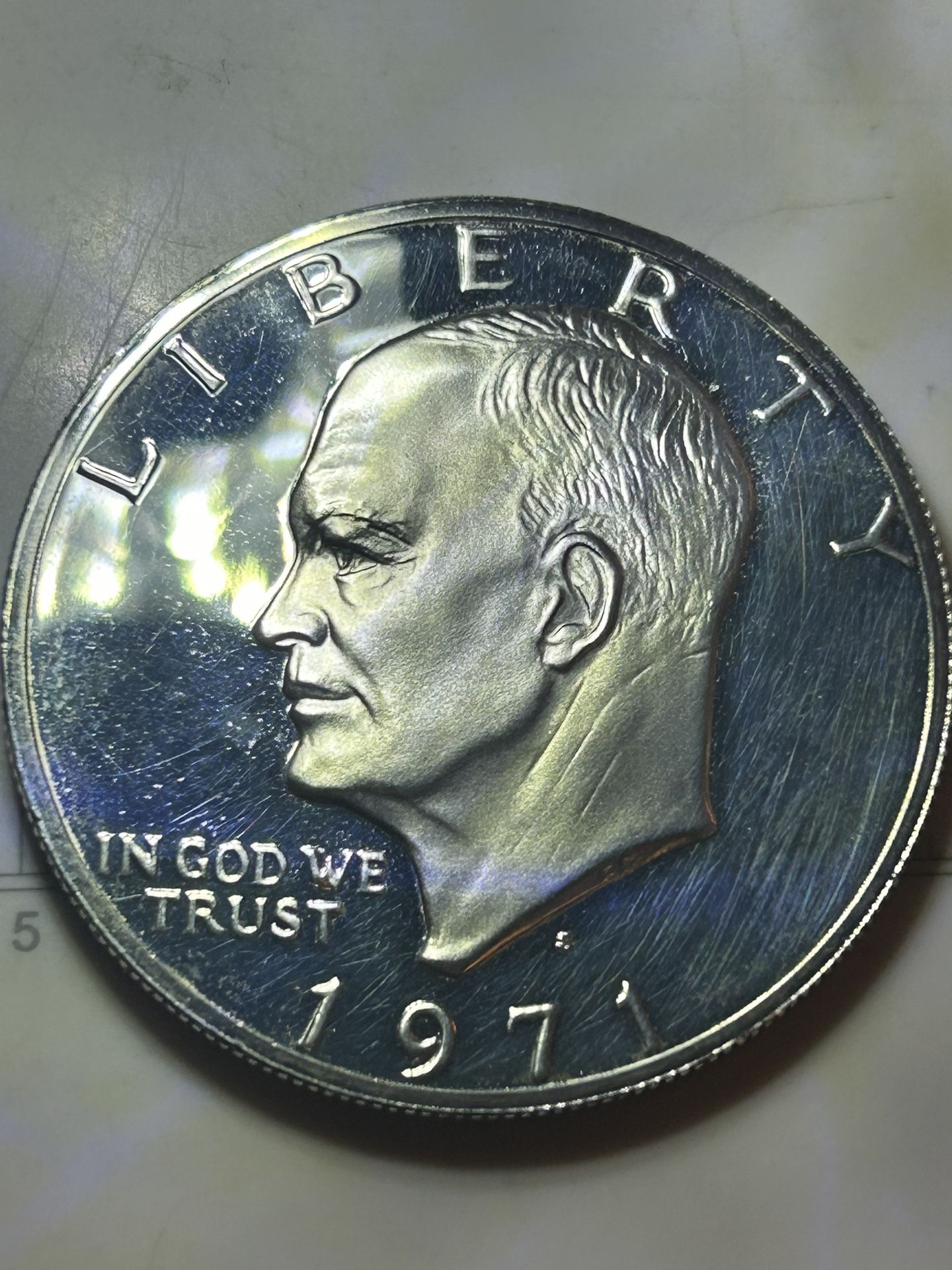 1971-S Ike Dollar Silver Type 2 High Proof