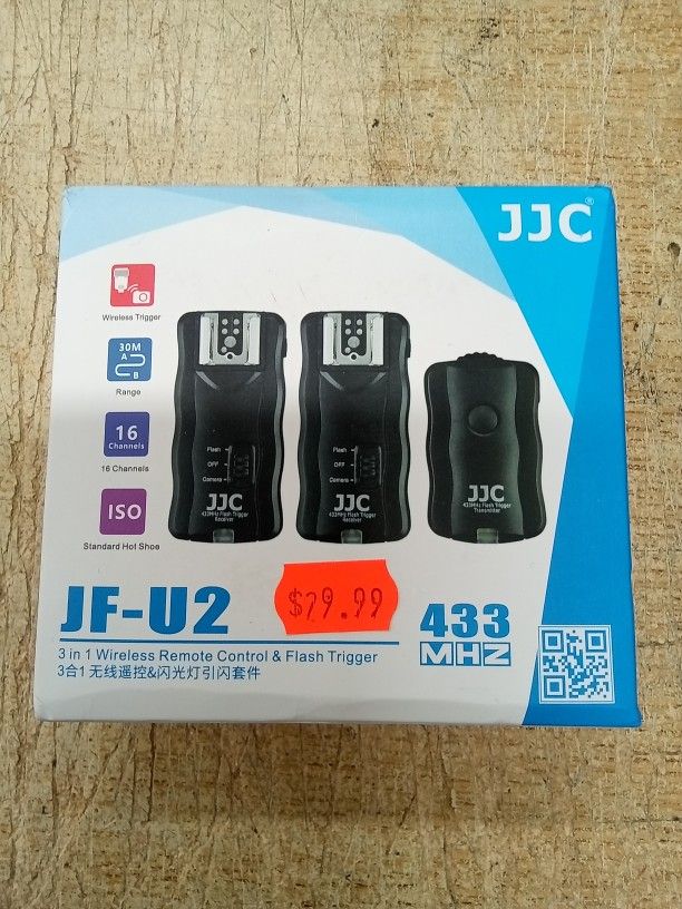 JJC 3-in-1 Wireless Flash Trigger & Shutter Remote Control with Two Receivers Kit for Nikon D850 D500 D5 D810 D810A D800 D700 D4s D4 D3 D3s D3X and Ot