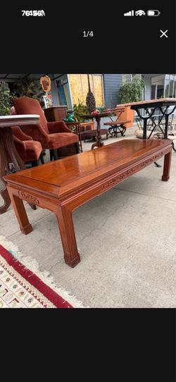 Solid Rosewood, beautiful Vintage coffee table