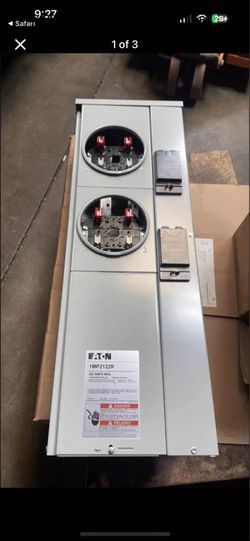 Eaton 200A Double Meter Main Panel