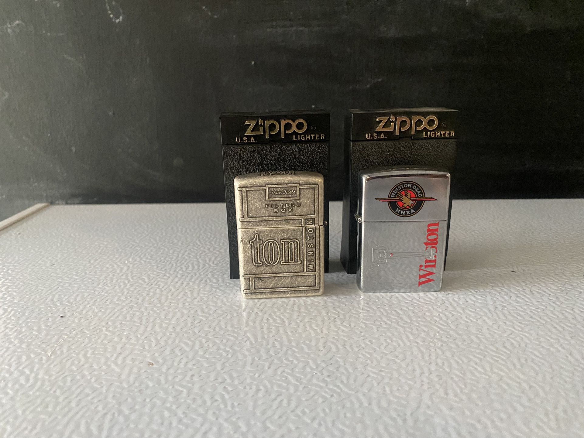 Vintage Zippo lighters