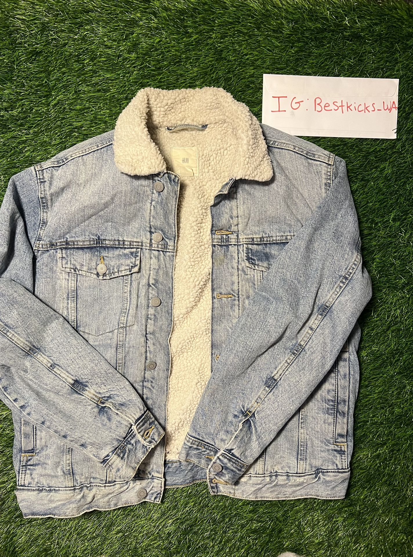 MNML Vintage Denim Fur Jean Jacket