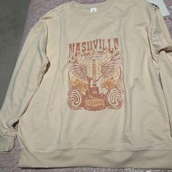 Nwot Womens Medium Nashville Sweatshirt
