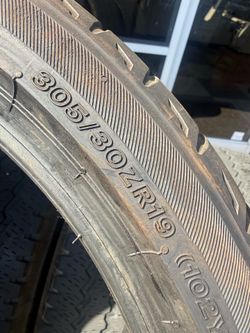 305/30/19 (2 Tires) New+Like New $100.00/ Both