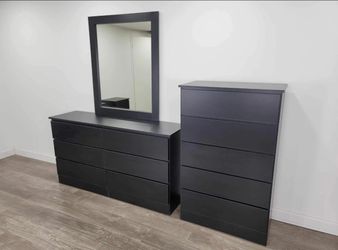 Dresser Whit Mirror And Chest  - Cómoda con Espejo Y Gavetero