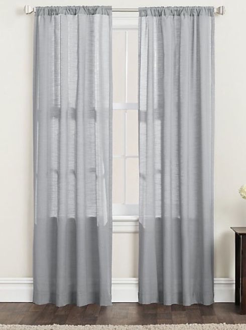 84inch light filtering curtains