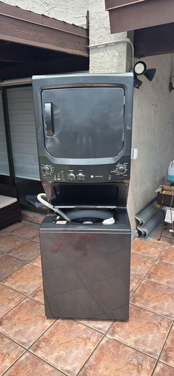 GE stackable washer dryer