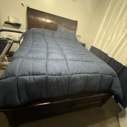 Bed frame With Nightstand