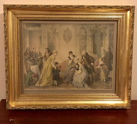 Otto Wilhelm Eduard Erdmann framed picture of oil painting —- German artist