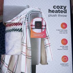 Brookstone Heated Plush Throw