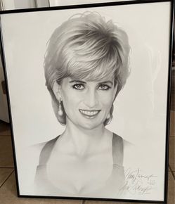 Princess Diana framed print